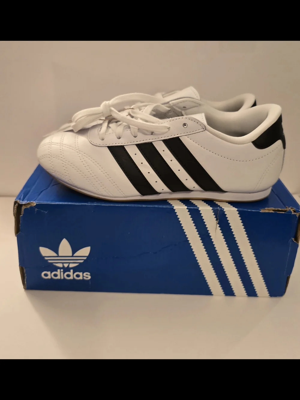 Adidas Kids Taekwondo Lace J Shoes - White/Black